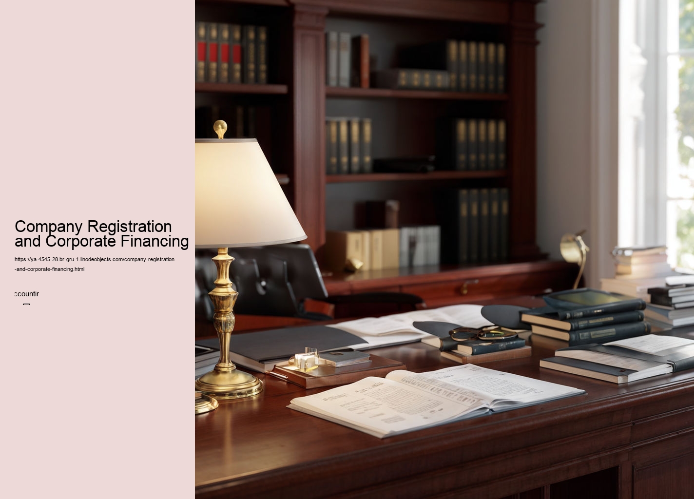 Company Registration and Corporate Financing